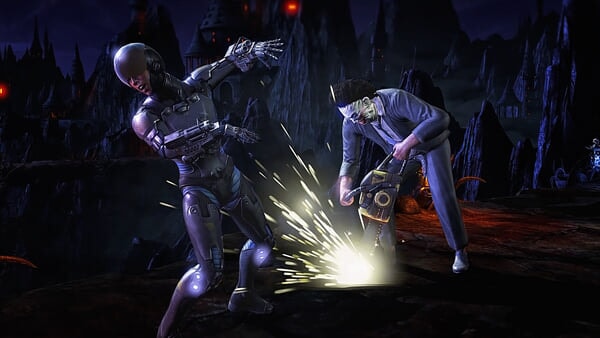 Mortal Kombat X The Pit Fatality Stage Fatality PS4 XBOX ONE 
