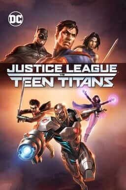 Justice League vs Teen Titans - Key Art